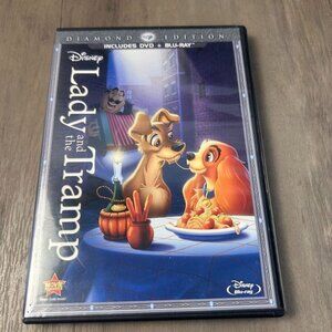 Disney Lady & The Tramp Diamond Edition DVD + Blu-Ray Combo Pack